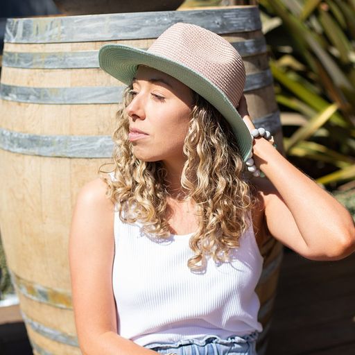 Fedora | Mint & Blush