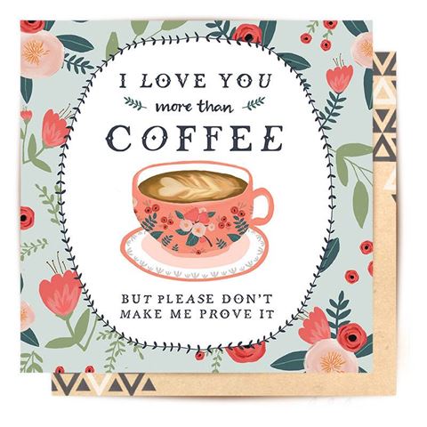 La La Land Card | Love You More than Coffee