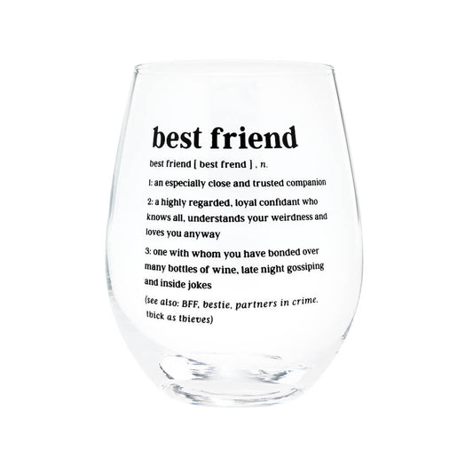 Defined Wine Glass | Best Friend