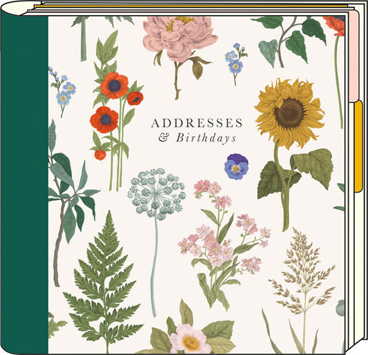 Botanical Birthday & Address Book