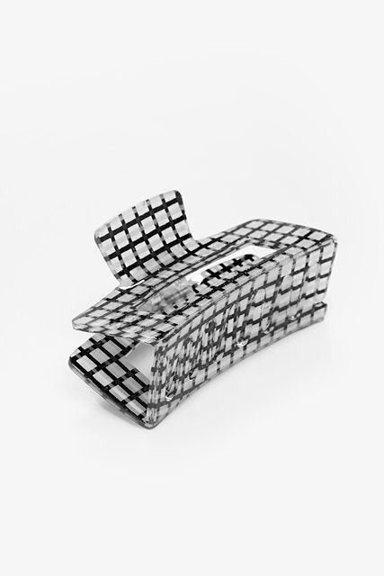 Check Claw Clip | Black