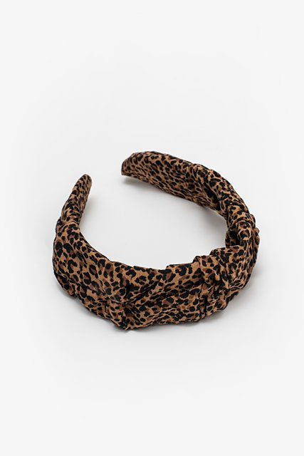 Gathered Safari Headband | Tan