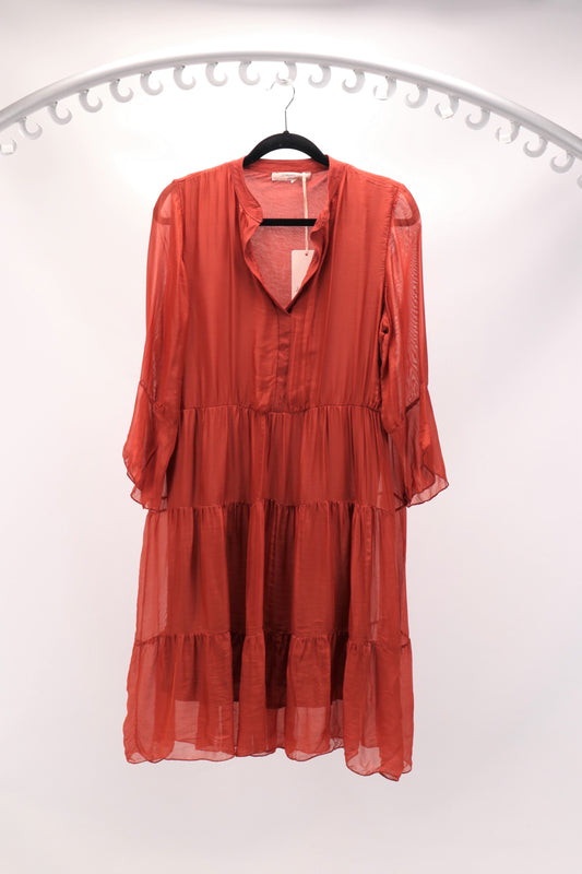 Layla Dress | Rust