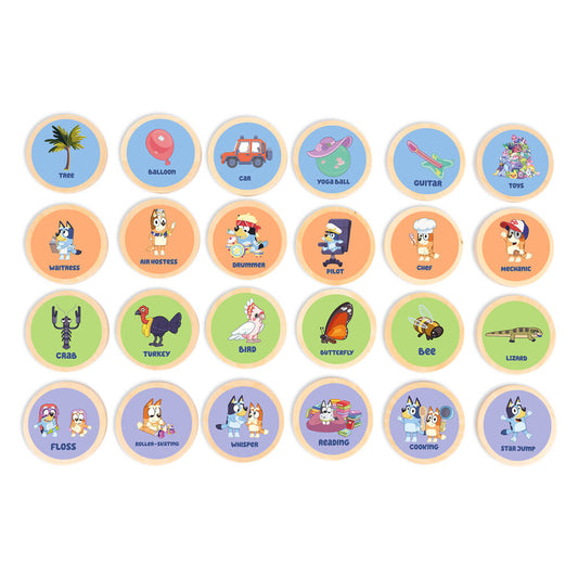 Bluey Wooden Charades
