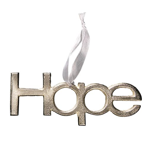 Silver Ornaments - Hope