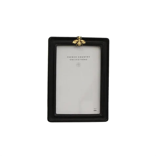 Bee Black Photo Frame 4x6"