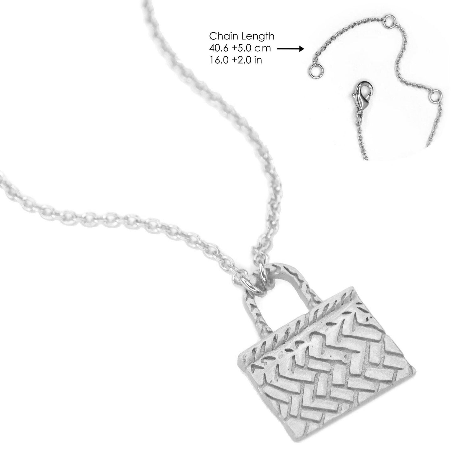 Little Taonga Silver | Kete Necklace