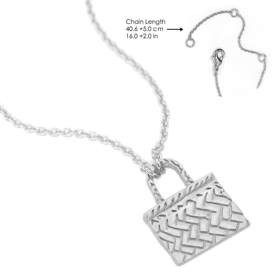 Little Taonga Silver | Kete Necklace