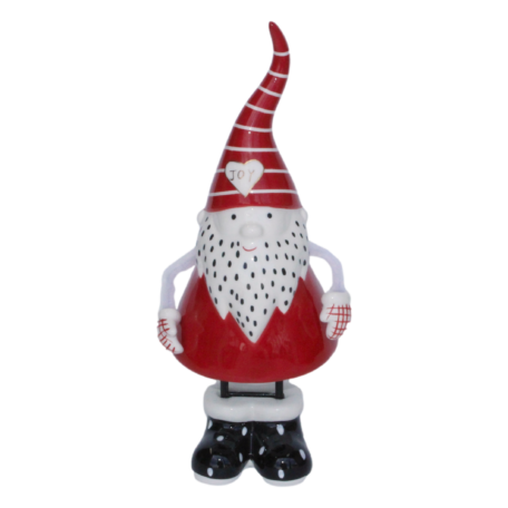 Santa sitting w/spotty Beard