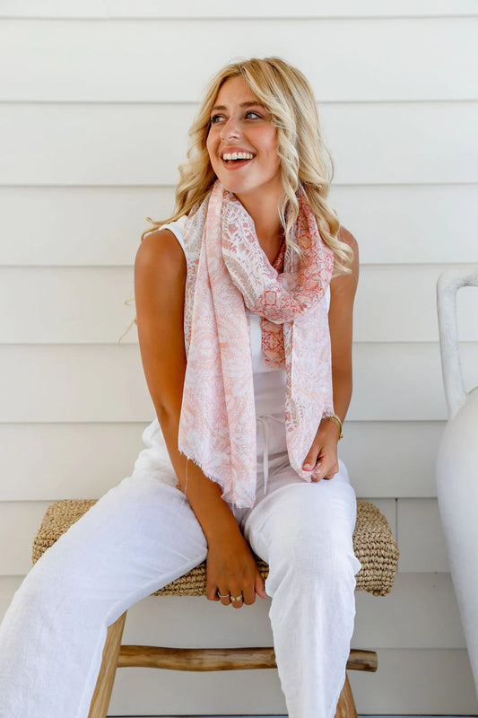 Evie Blush Scarf