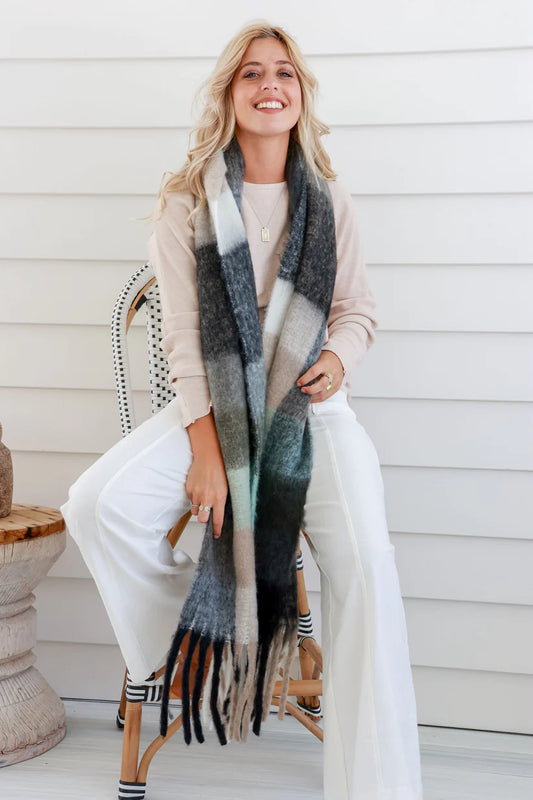 Millie Chunky Scarf | Mint