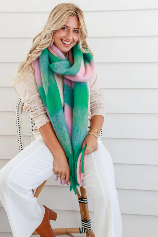 Millie Chunky Scarf | Emerald