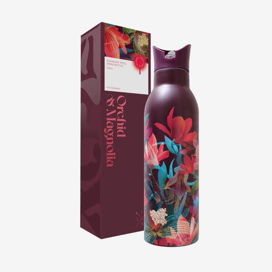 Flox Drink Bottle | Orchid & Magnolia
