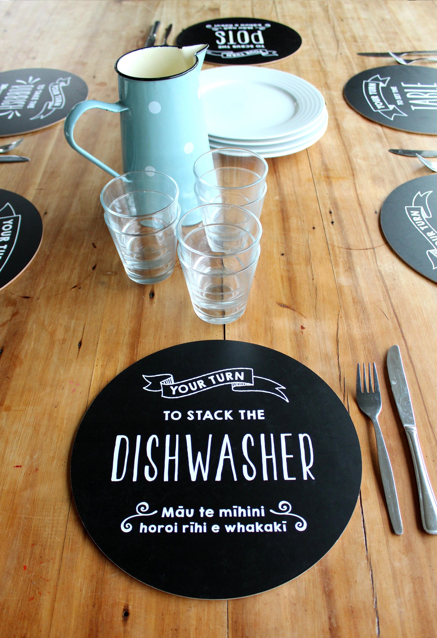 Family Chores Placemats