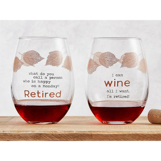 Stemless Wine Glass - Wine,Retired