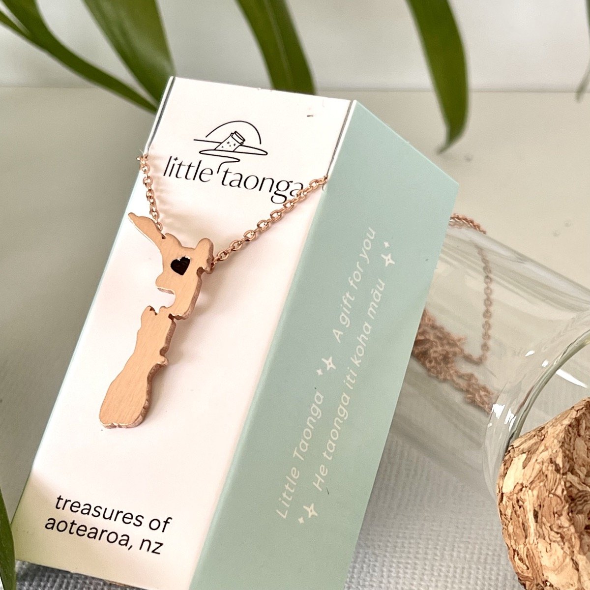 Little Taonga  | NZ Map Necklace