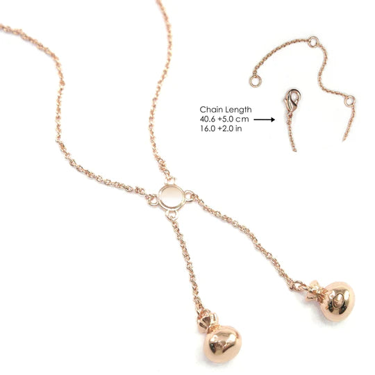 Rose Gold Poi Necklace