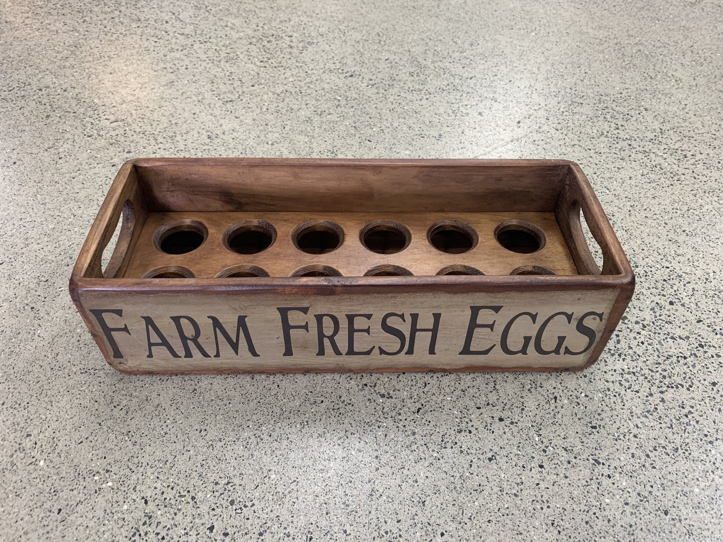 Wooden Vintage Egg Tray