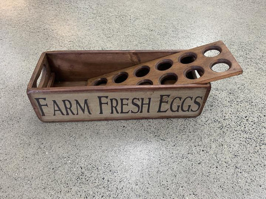 Wooden Vintage Egg Tray