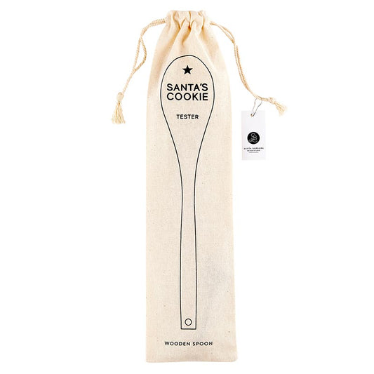 Wooden Baking Spoons - Santa's Cookie Tester