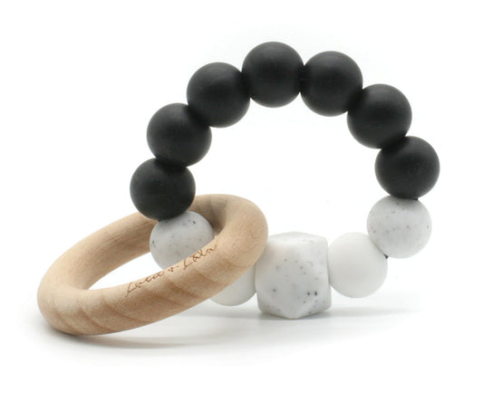 Lala Silicone & Beechwood Teether
