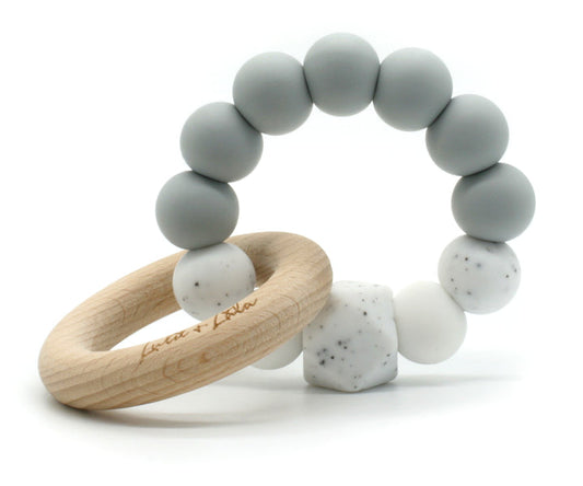 Lala Silicone & Beechwood Teether