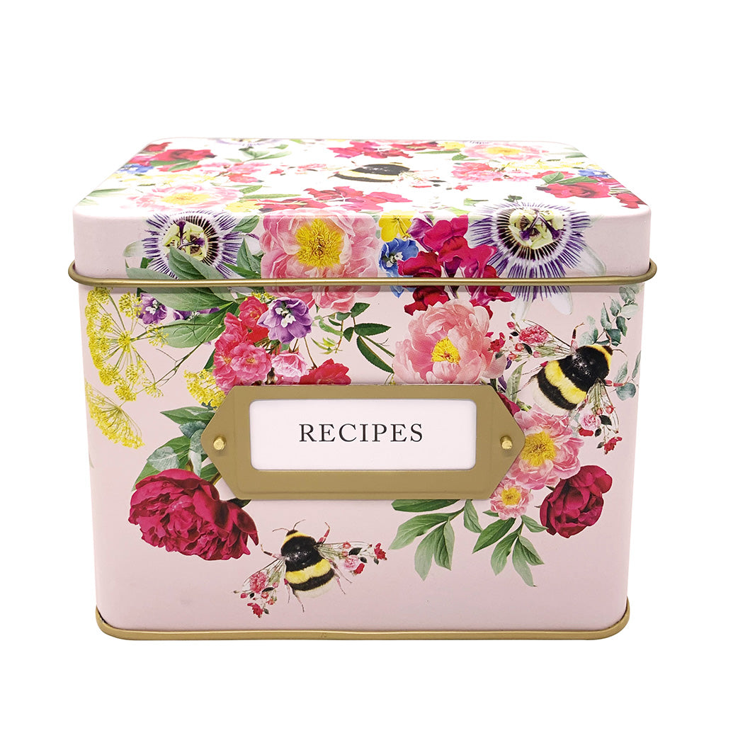 Lola Design | Wildlife Botanical Bee Recipe Tin