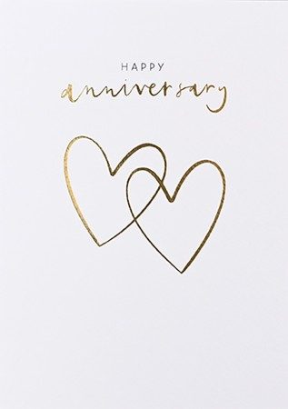 Vanilla Happy Anniversary Card