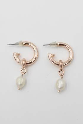 Pearl Cove Earrings Rose Gold