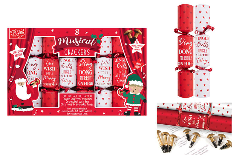 Novelty Christmas Crackers | Musical Crackers