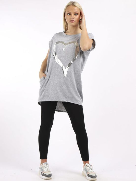 Romance T Shirt | Grey