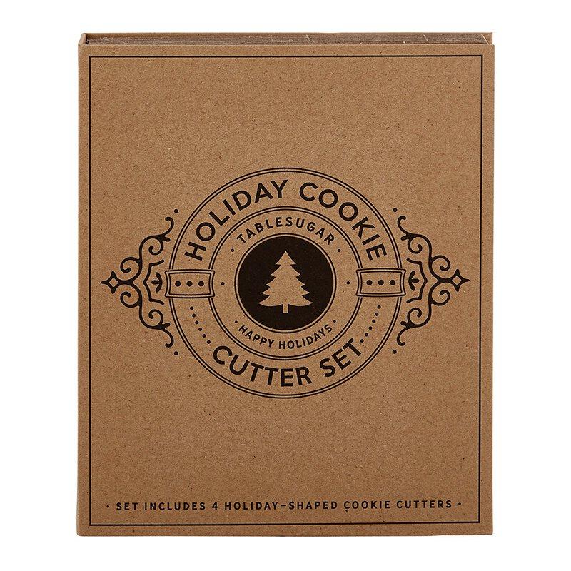 Cardboard Book Set | Holiday Cookie Cutter