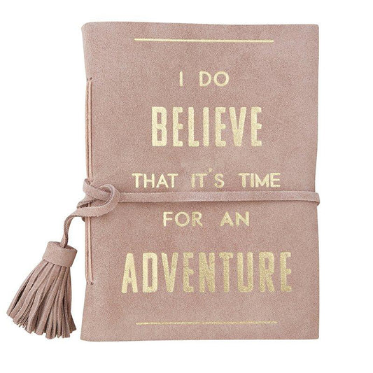 Suede Leather Notebook | Believe