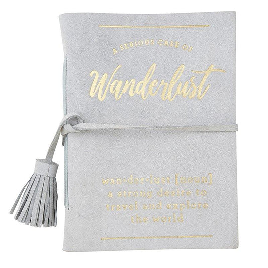 Suede Leather Notebook | Wanderlust