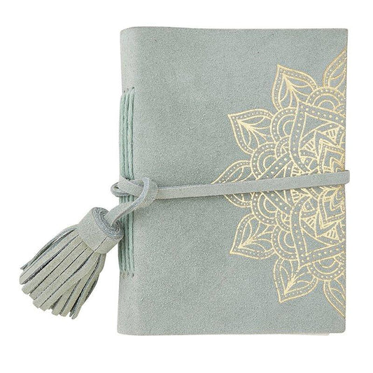 Notebook Suede Leather | Mist Mandala
