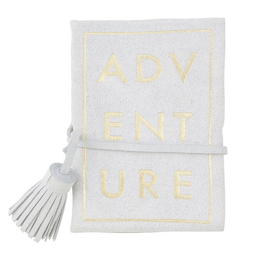 Notebook Suede Leather | Grey Adventure