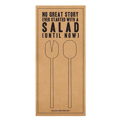 Cardboard Book Set - Salad Serving Ss