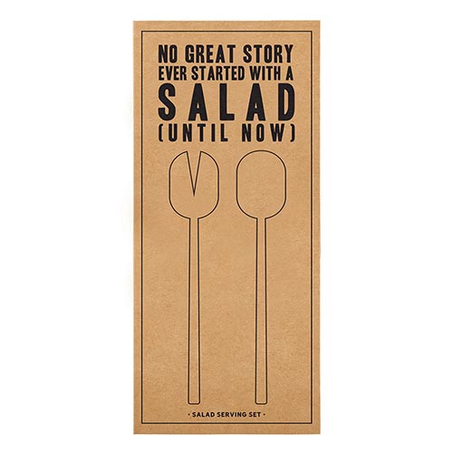 Cardboard Book Set - Salad Serving Ss