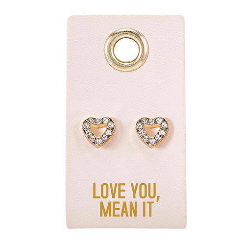 Stud Earrings Love Wedding | Love You Mean It