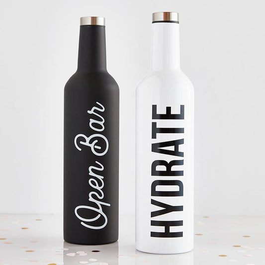 SS Wine Bottle - Hydrate