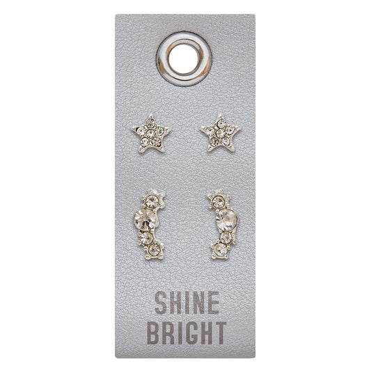 Silver Stud Earrings | Shine Bright
