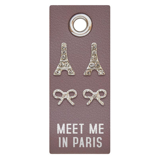Silver Stud Earrings | Meet me in Paris