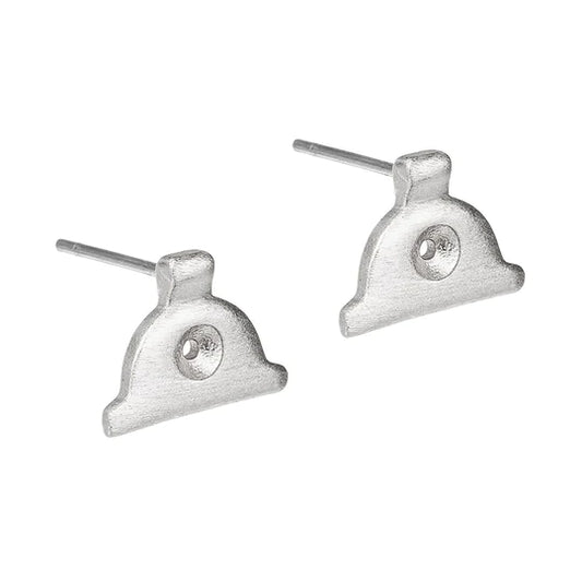 Silver Shepherd's Whistle Earrings