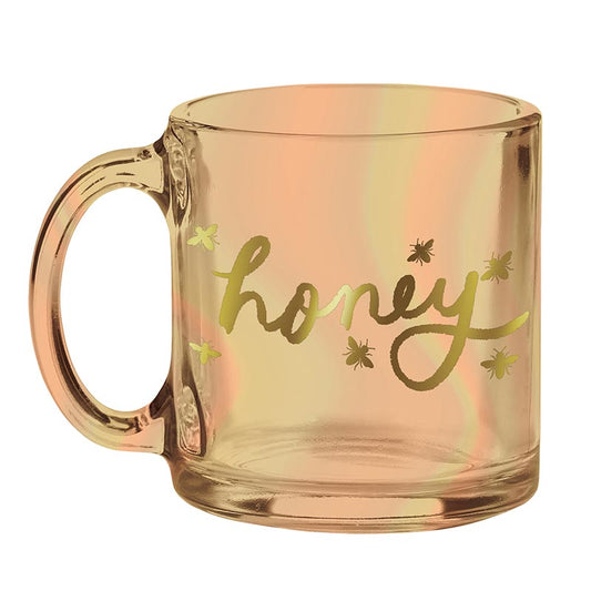 Single Wall Glass Mug - Honey