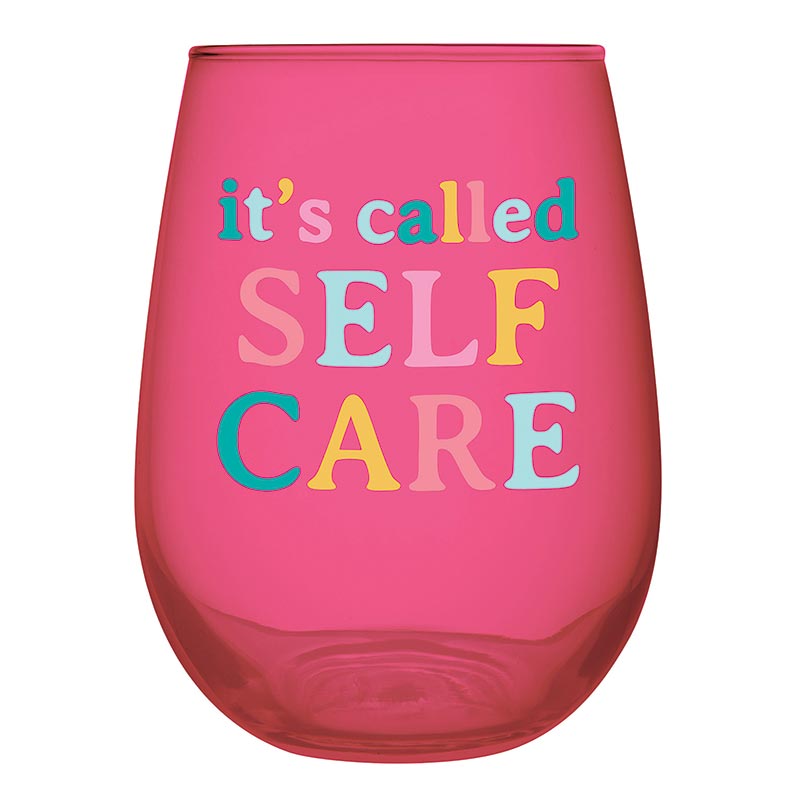 Stemless Wine Glass - Self Care