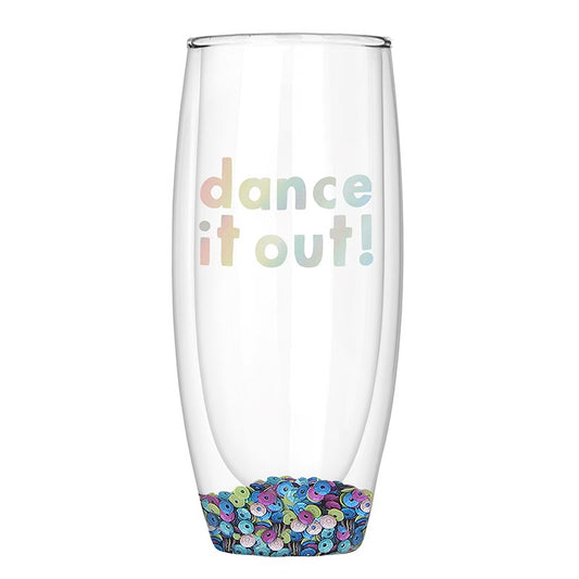 Dbl-W Champagne Glass - Dance It Out