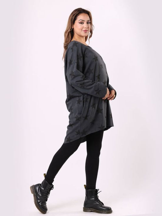 Southern Star Sweater | Charcoal