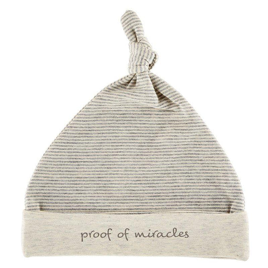 Cap - Cream/Grey - Proof Of Miracles, Newborn