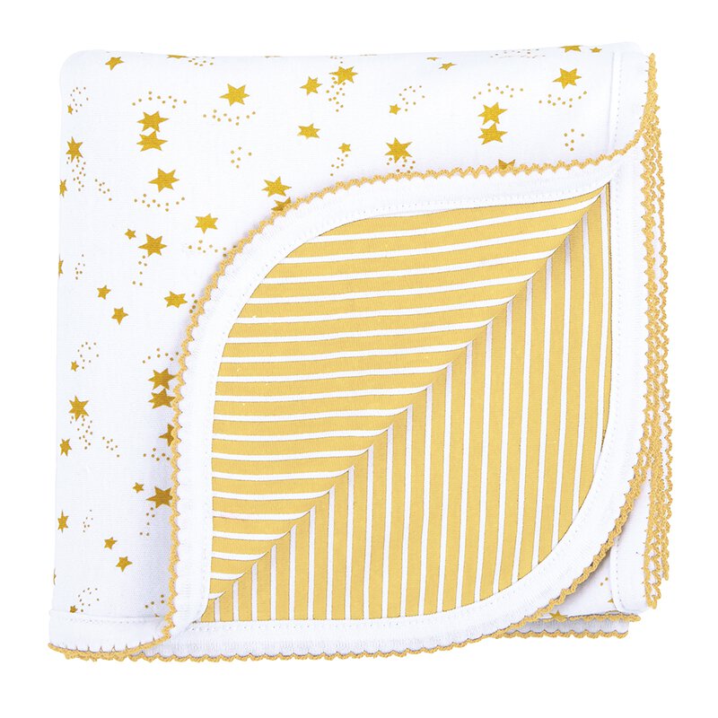 Reversible Blanket- Gold Star
