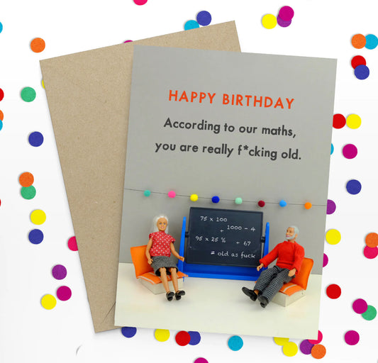 Humour Card | F*cking Old